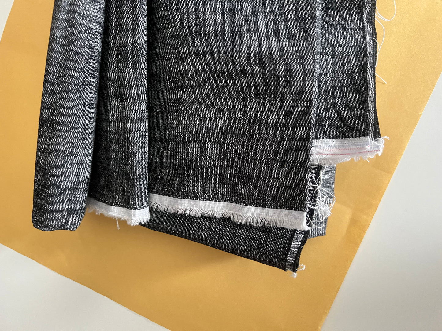 Unwashed Light Weight Denim - Grey 150 X 300cm