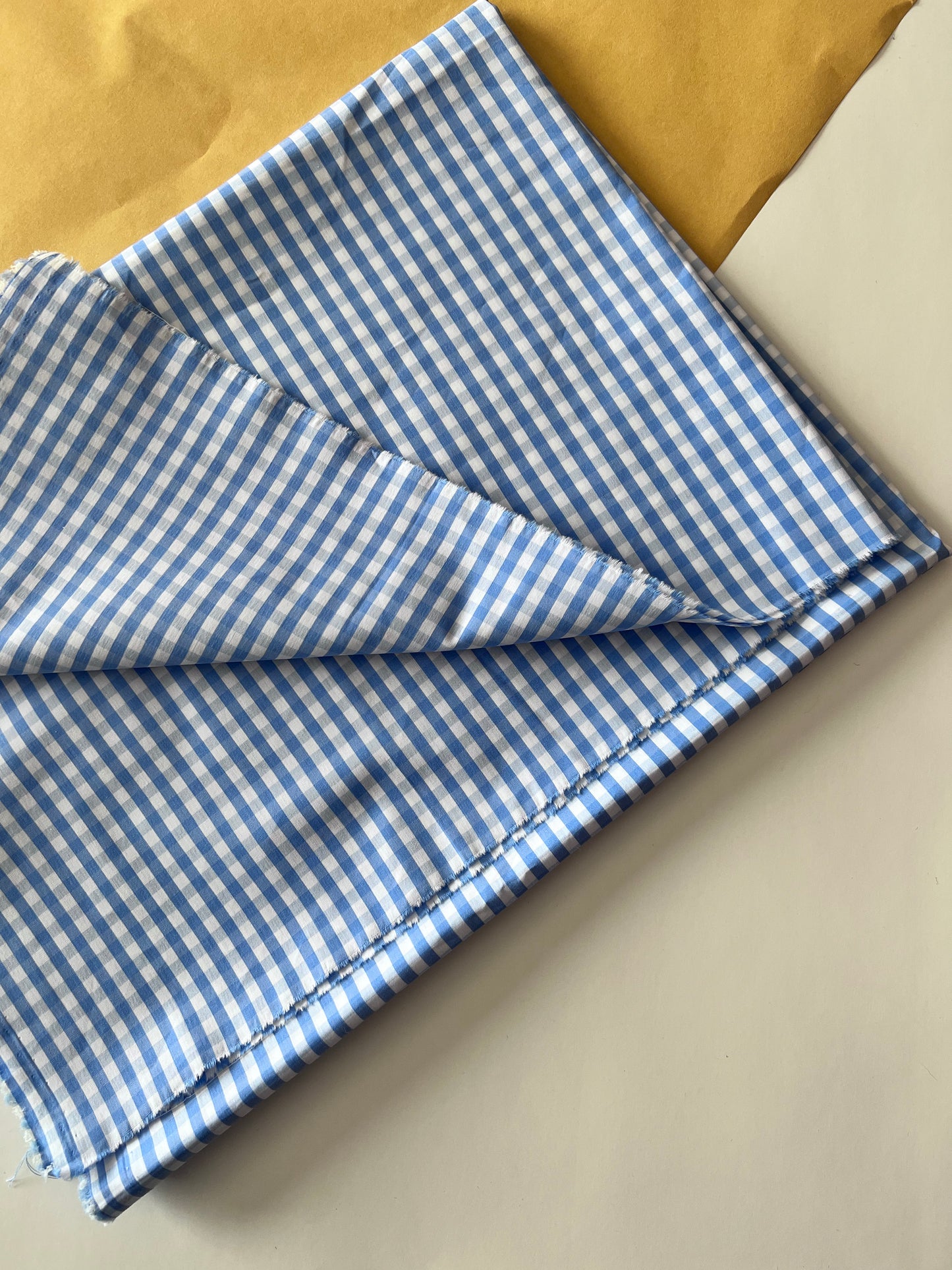 Cotton Gingham - Blue