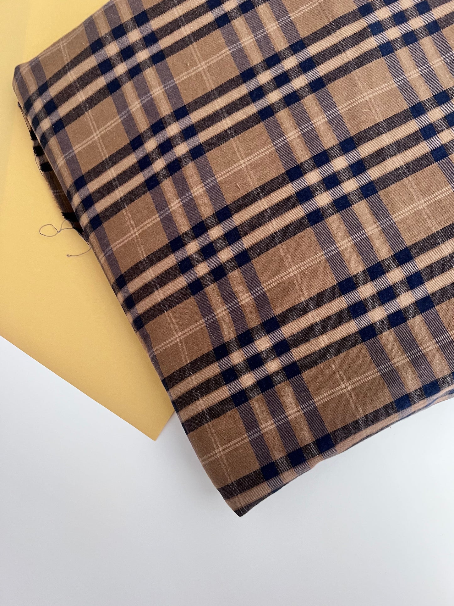 Cotton Plaid - Brown 140 X 500cm